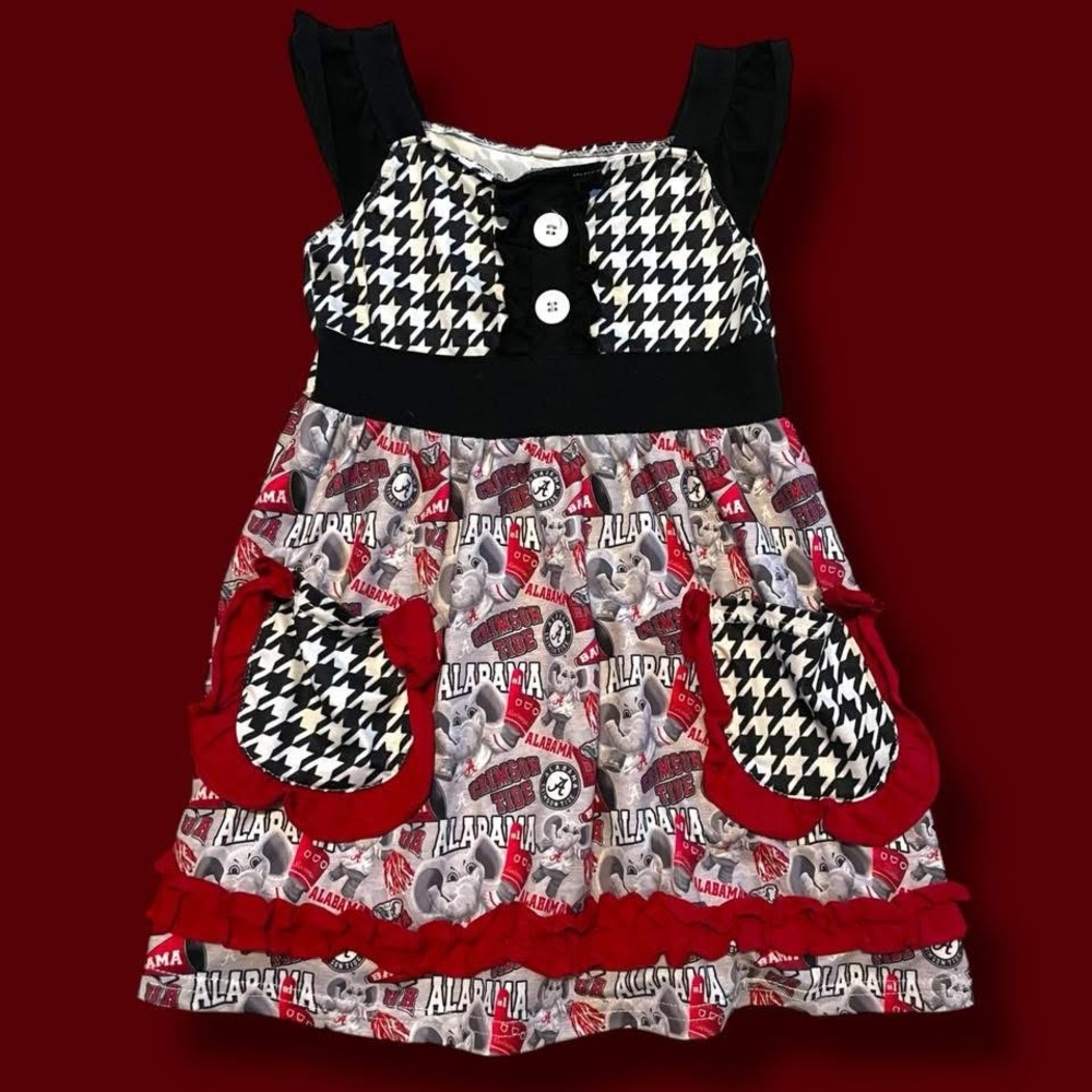 Alabama Houndstooth Dress with Pockets